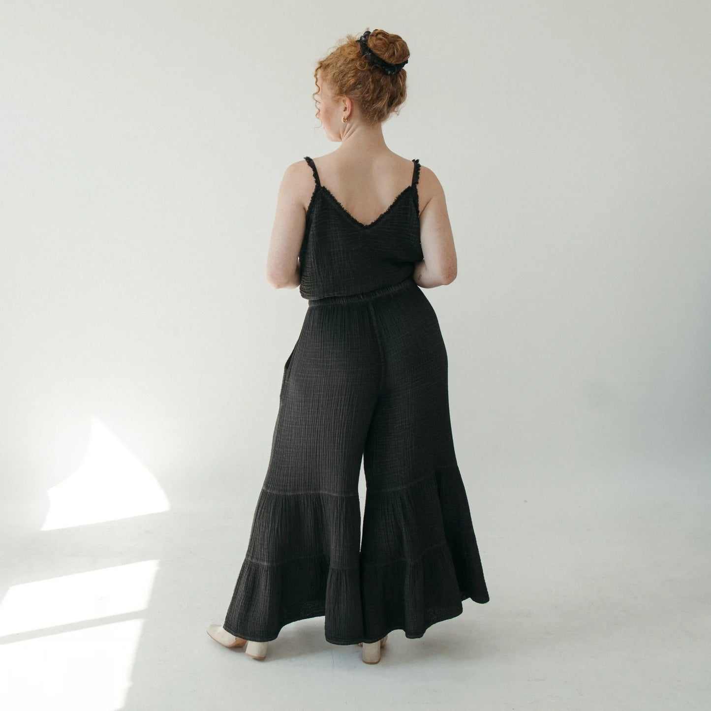 Pokoloko Crinkle Ruffled Pants