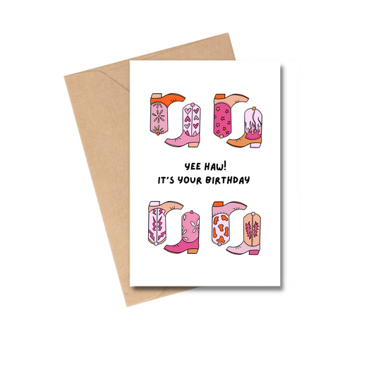 Studio CJOY Card - Yee Haw Birthday