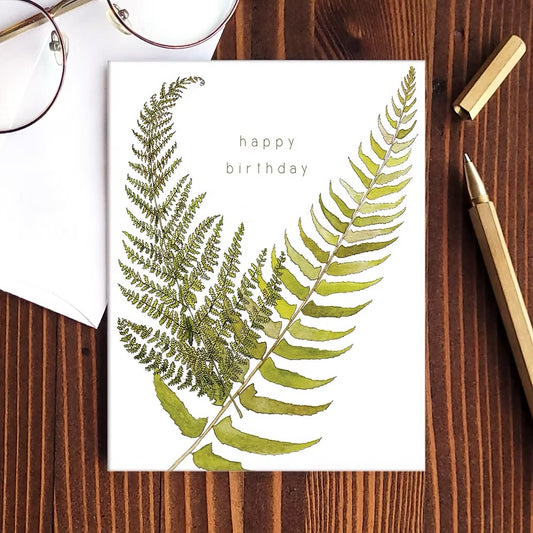 Hello Yellow Canary Card- Fern Happy Birthday