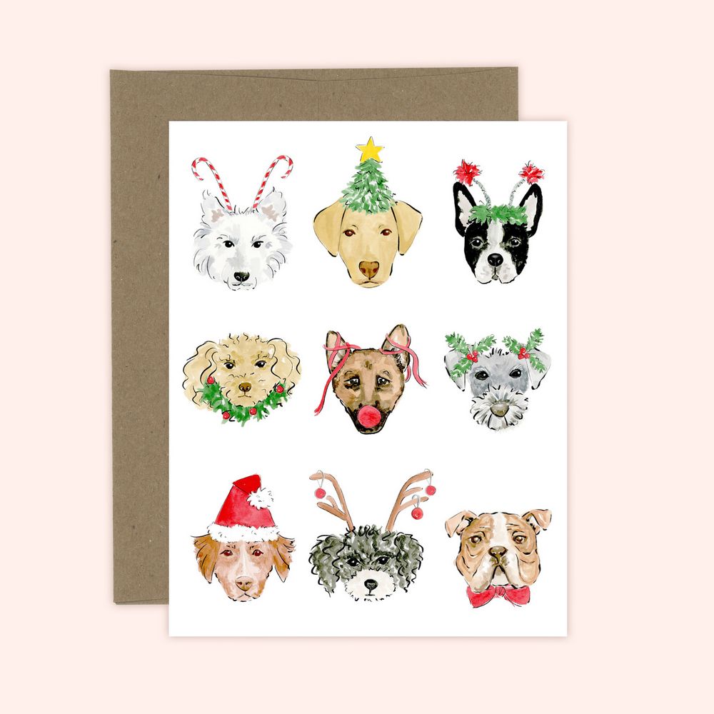 Almeida Illustrations Card- Christmas Dogs (Box Set)