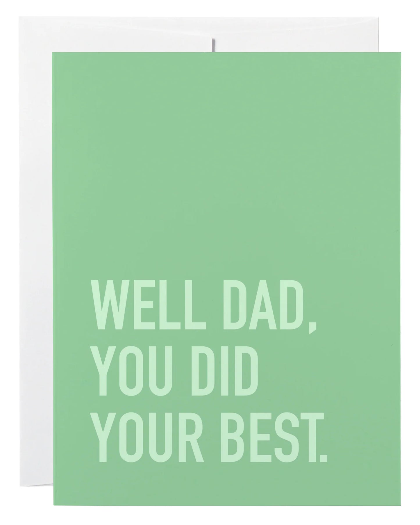 Classy Cards - You Did Your Best