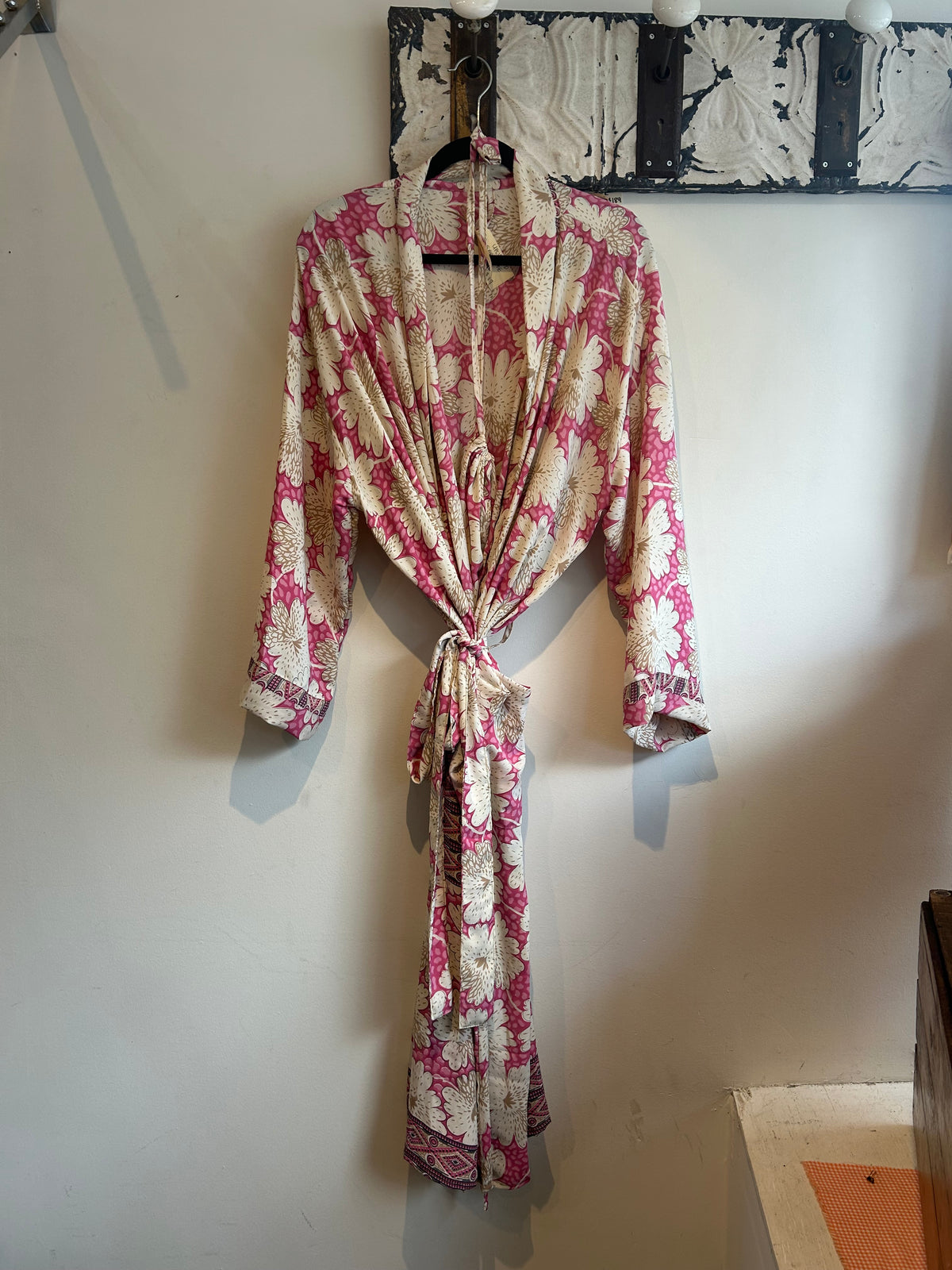 Upcycled Sari Robe - Long #A40
