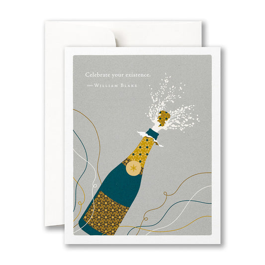 Positively Green Card - Celebrate Your Existence (Blake) - Birthday