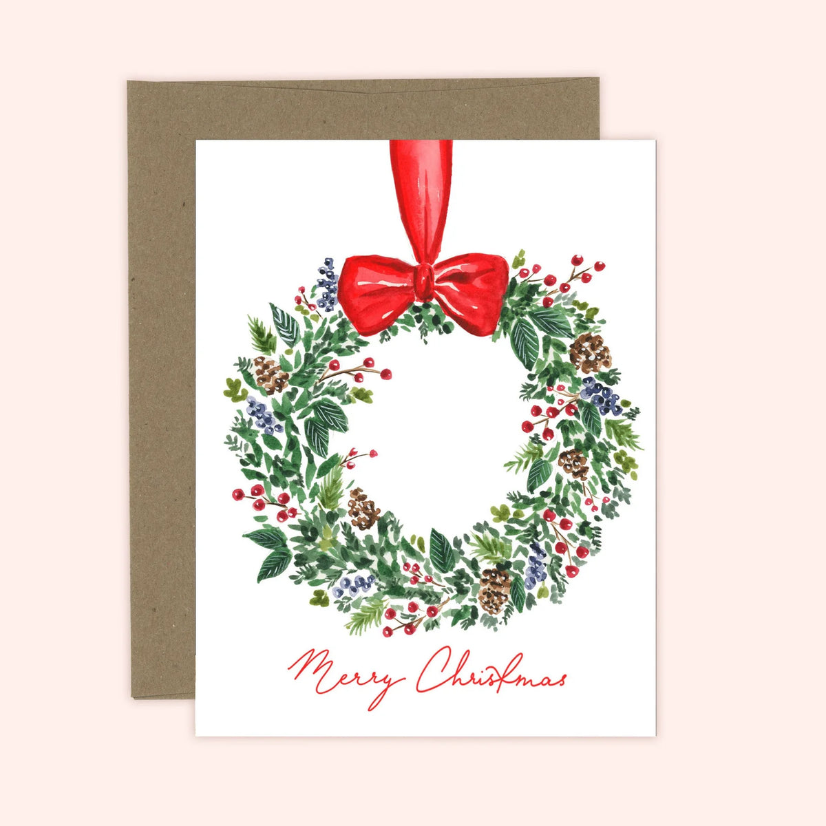 Almeida Illustrations- Christmas Berry Wreath