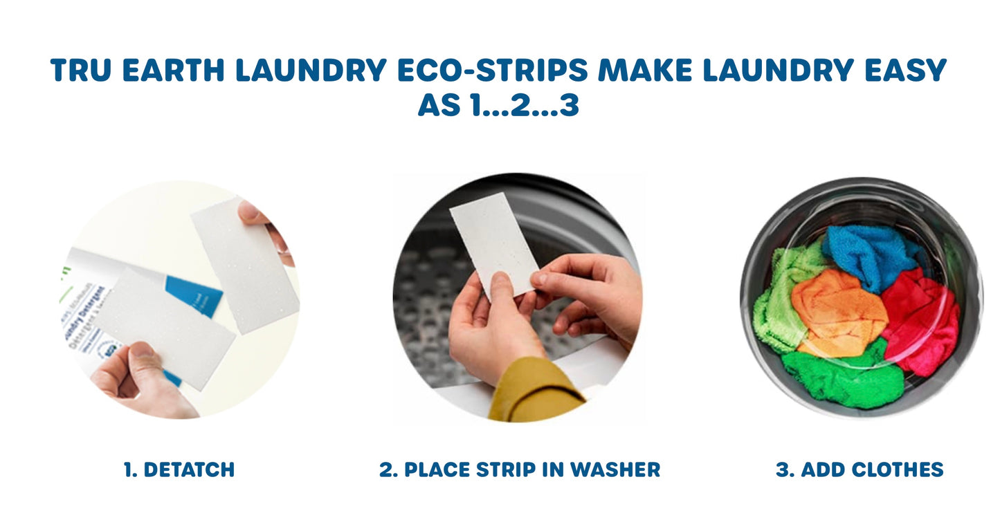 Tru Earth Eco Strips Laundry Detergent (32 Strips)