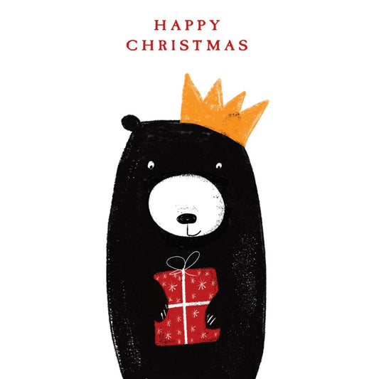 Wish Wallet Card - Happy Christmas (Bear)