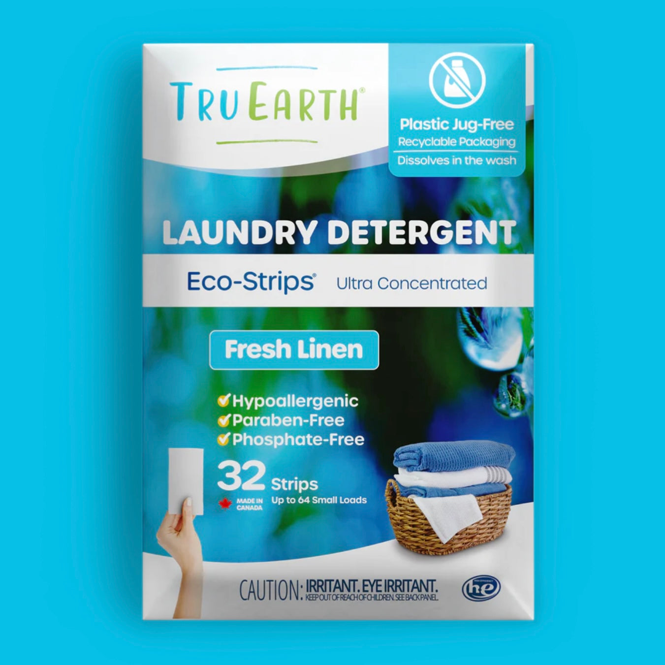 Tru Earth Eco Strips Laundry Detergent (32 Strips)