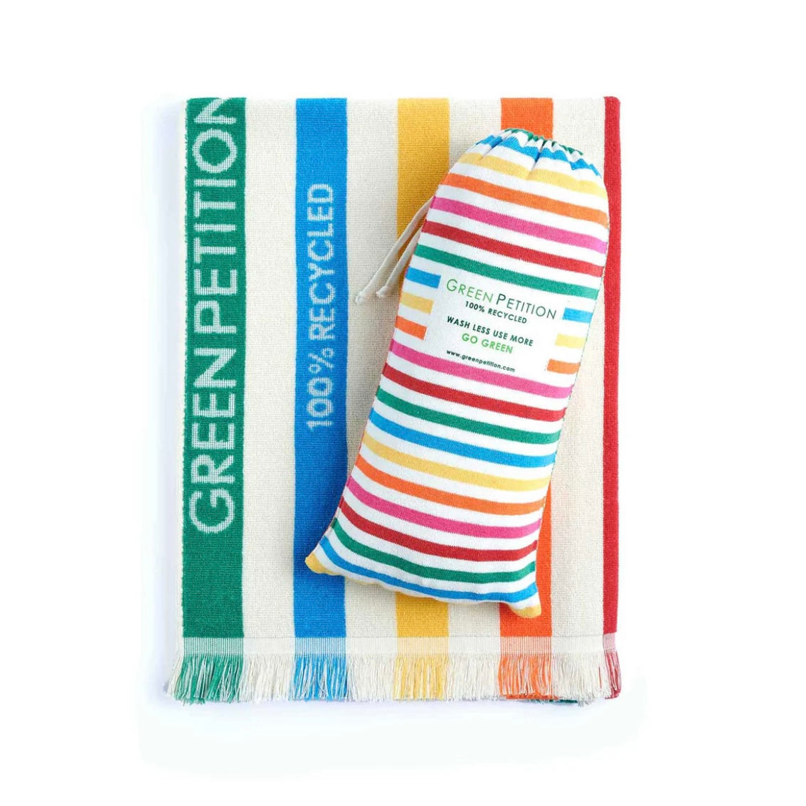 Green Petition Beach Towels - Delmor