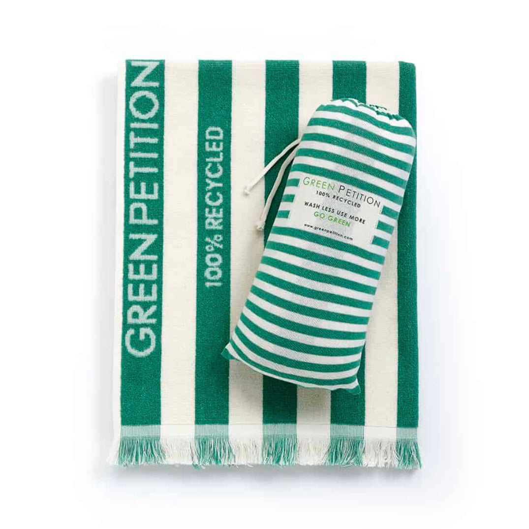 Green Petition Beach Towels - Delmor