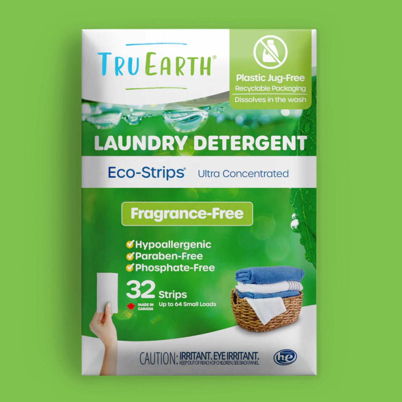 Tru Earth Eco Strips Laundry Detergent (32 Strips)