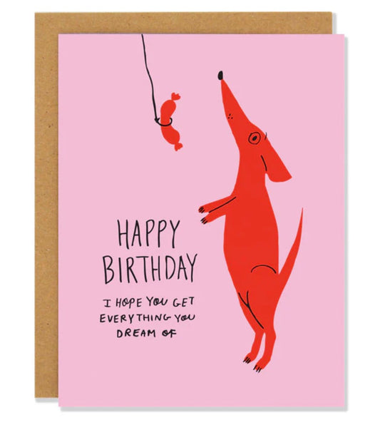 Badger and Burke Card - Dog Dreams Birthday