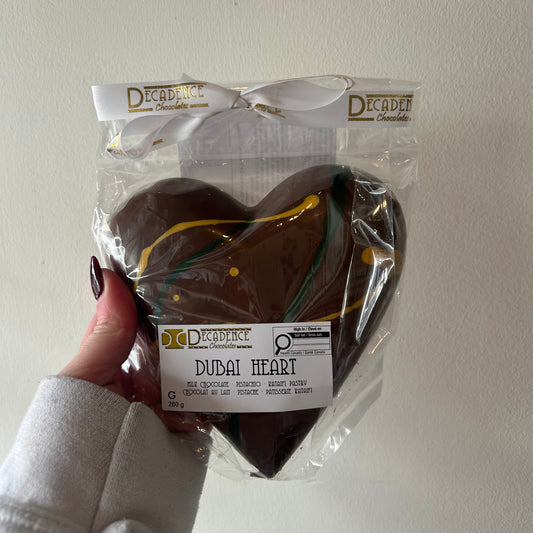 Decadence Chocolates Dubai Chocolate Heart