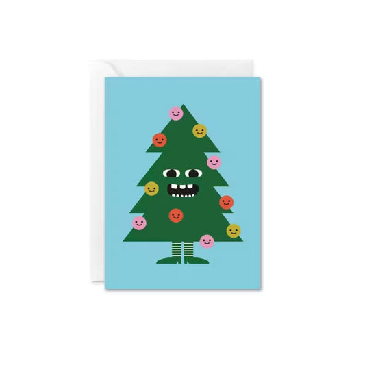 The Beautiful Project Mini Card - Funny Christmas Tree