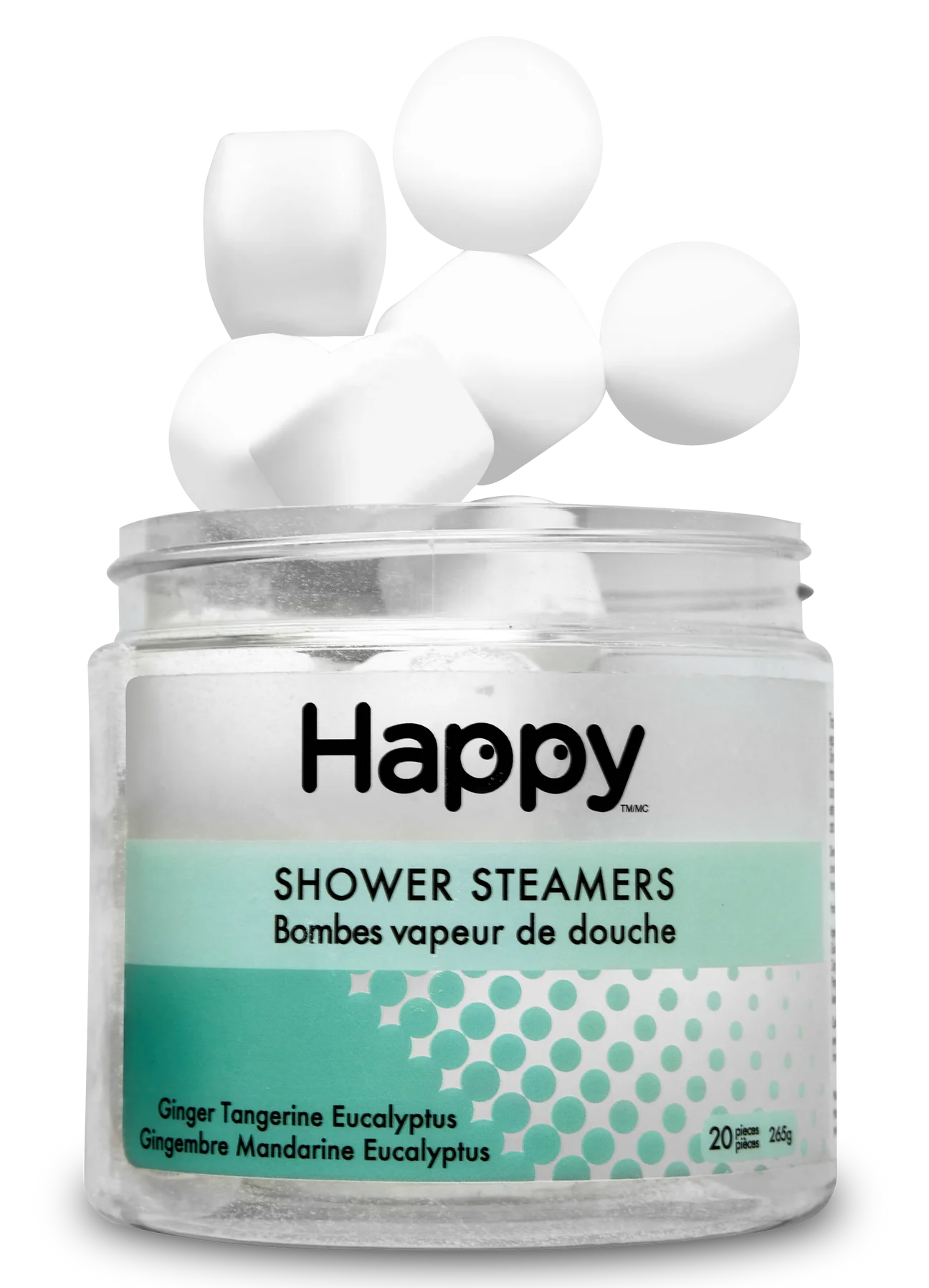 Happy Shower Steamer - Eucalyptus Tangerine