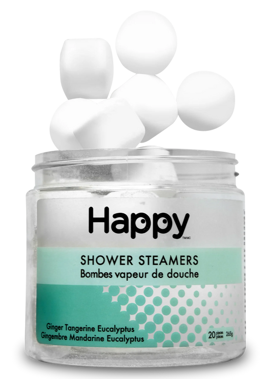 Happy Shower Steamer - Eucalyptus Tangerine
