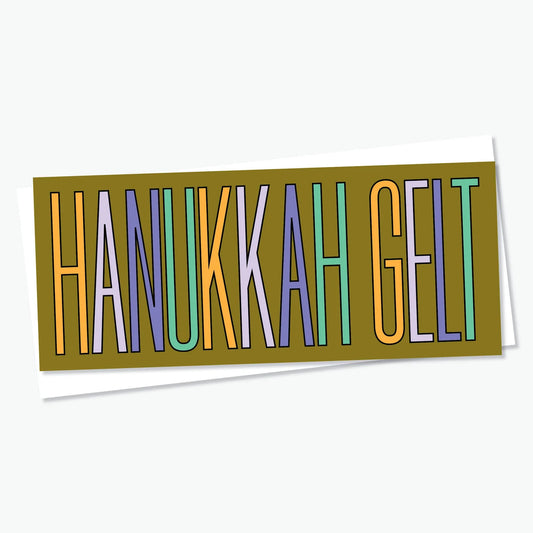 Everyday Yiddish Card - Hanukkah Gelt