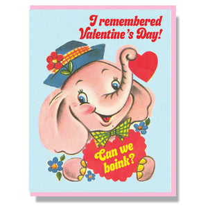 Smitten Kitten Card - Happy Valentines Boink