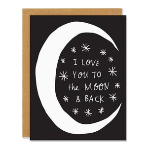 Badger and Burke Card - Moon & Back
