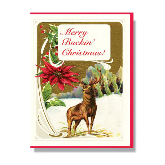 Smitten Kitten Card - Buckin’ Christmas