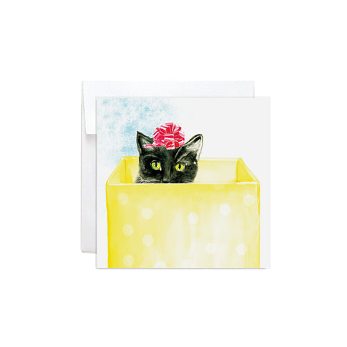 Kat Signature Mini Card - Cat In The Box