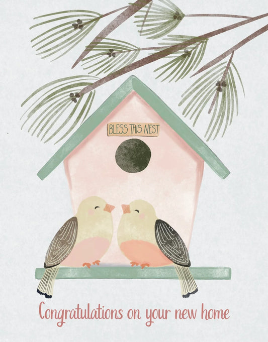 Poplar Paper Card - Bless This Nest