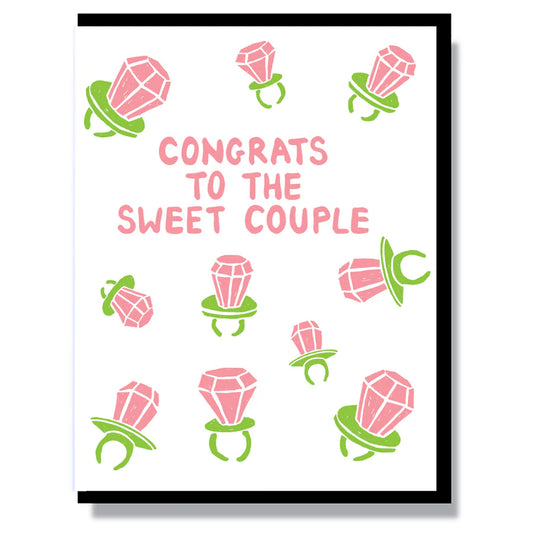 Smitten Kitten Card - Congrats to the Sweet Couple