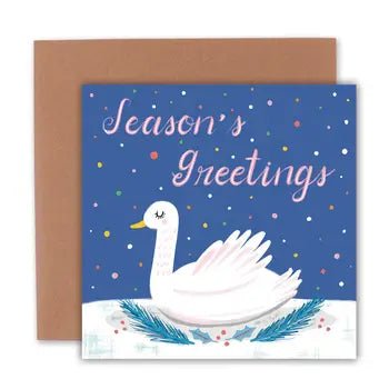 Hello Holy Days - Season’s Greetings Winter Swan