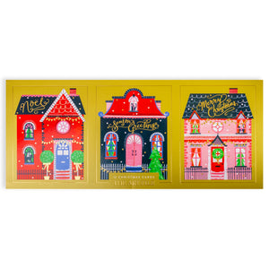 The Art File Trio Holiday Box Cards - 12 Pack