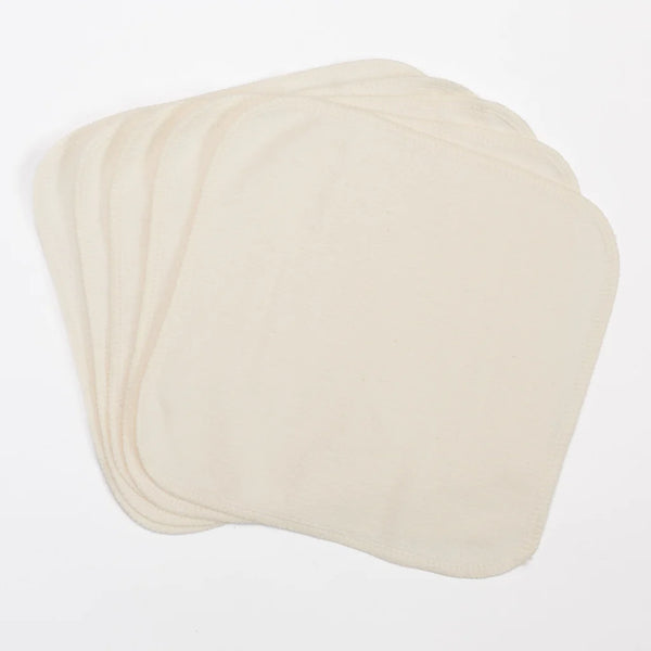 Colibri Bamboo/Organic Cotton Fleece Blend Washcloths - 5 Pack