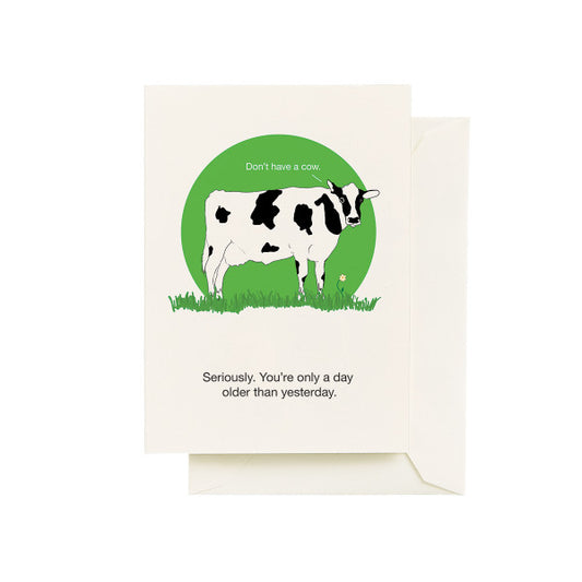 Seltzer Goods Cards - Cow Birthday