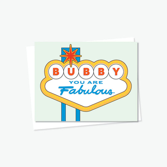 Everyday Yiddish Card - Bubby, You Are Fabulous