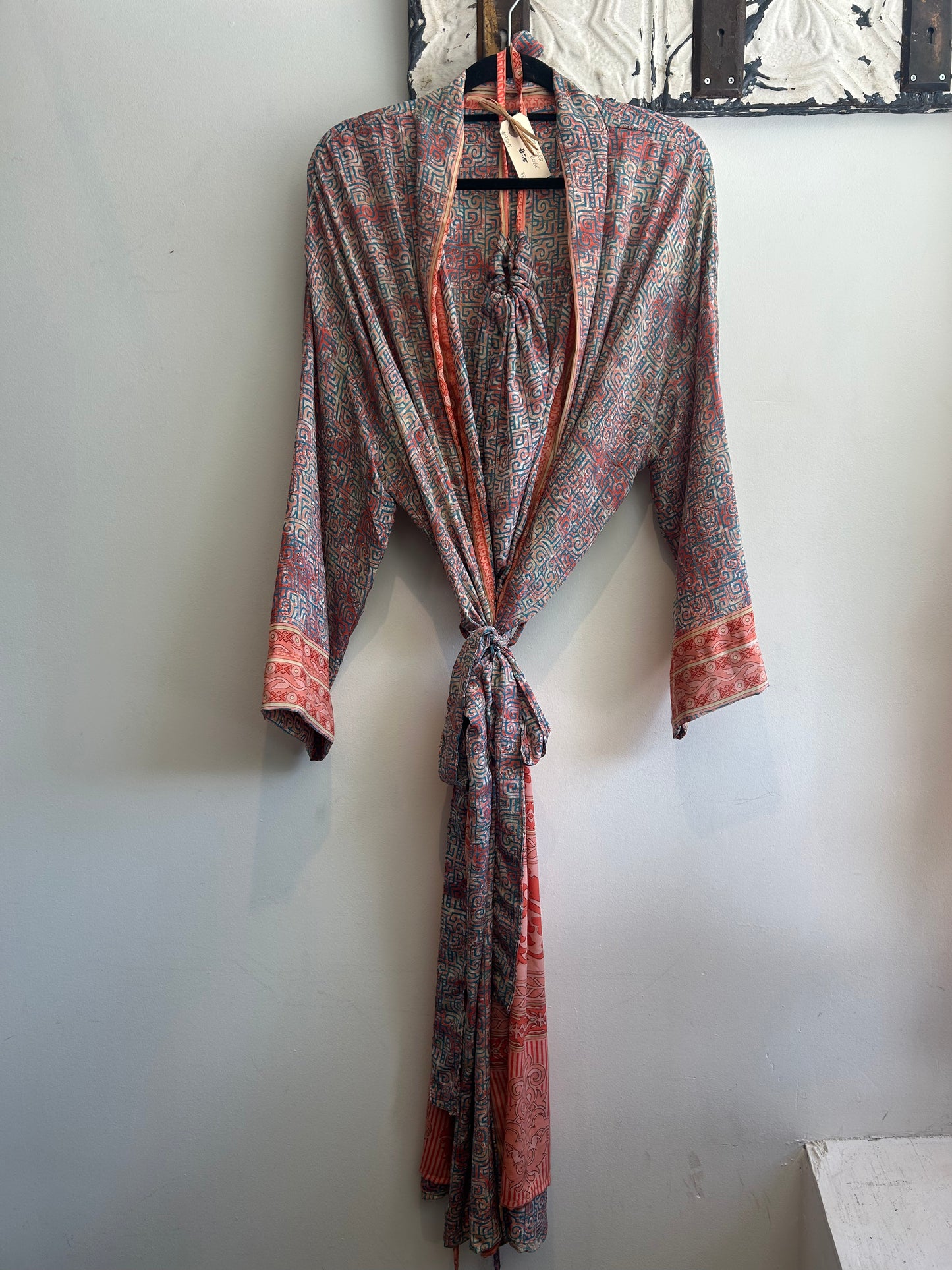 Upcycled Sari Robe - Long #S5