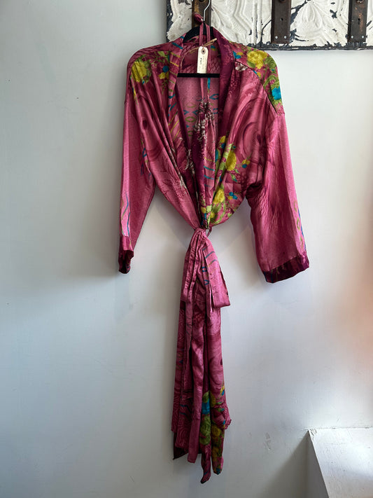 Upcycled Sari Robe - Long #S27
