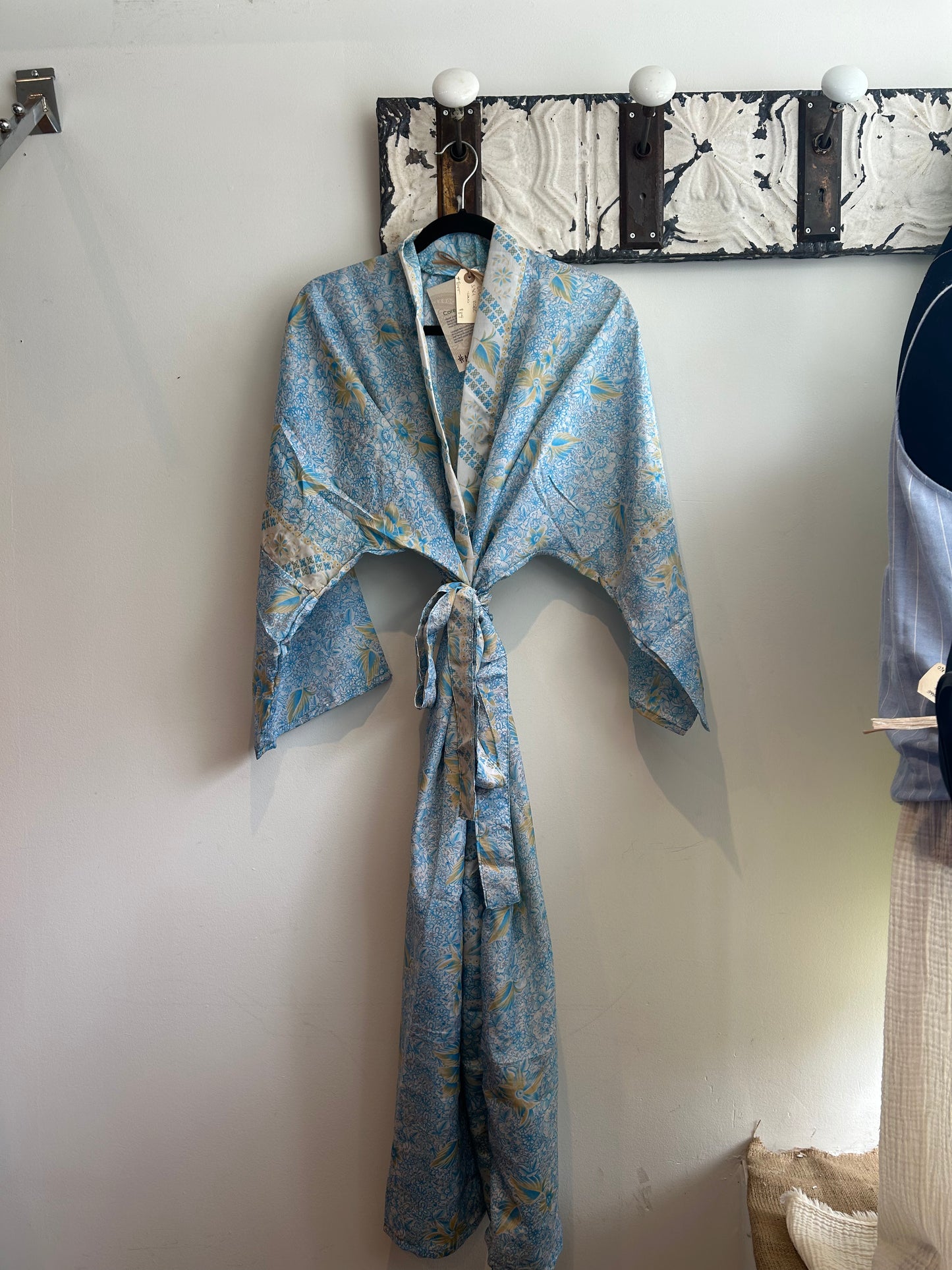 Upcycled Sari Robe - Long #M1
