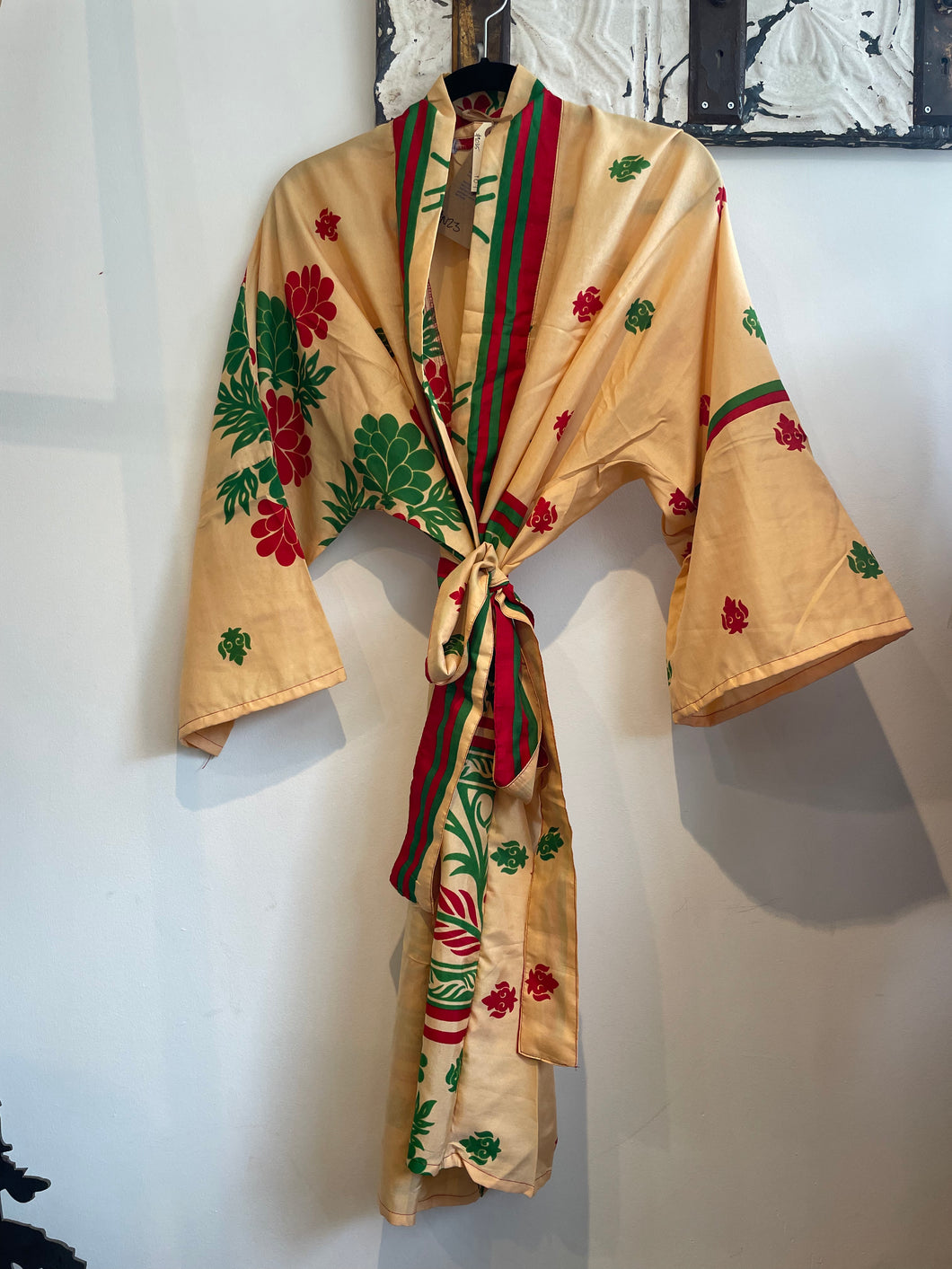 Upcycled Sari Robe - Short #N23