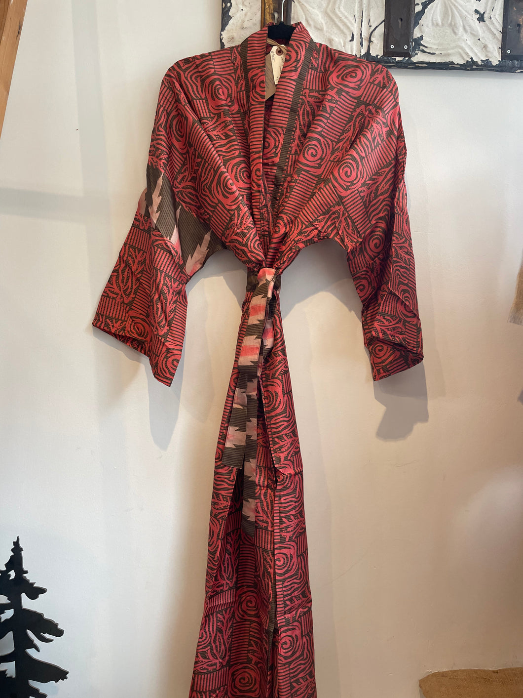 Upcycled Sari Robe - Long #N30