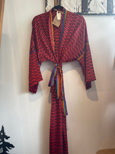 Upcycled Sari Robe - Long #N50