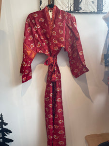 Upcycled Sari Robe - Long #N51