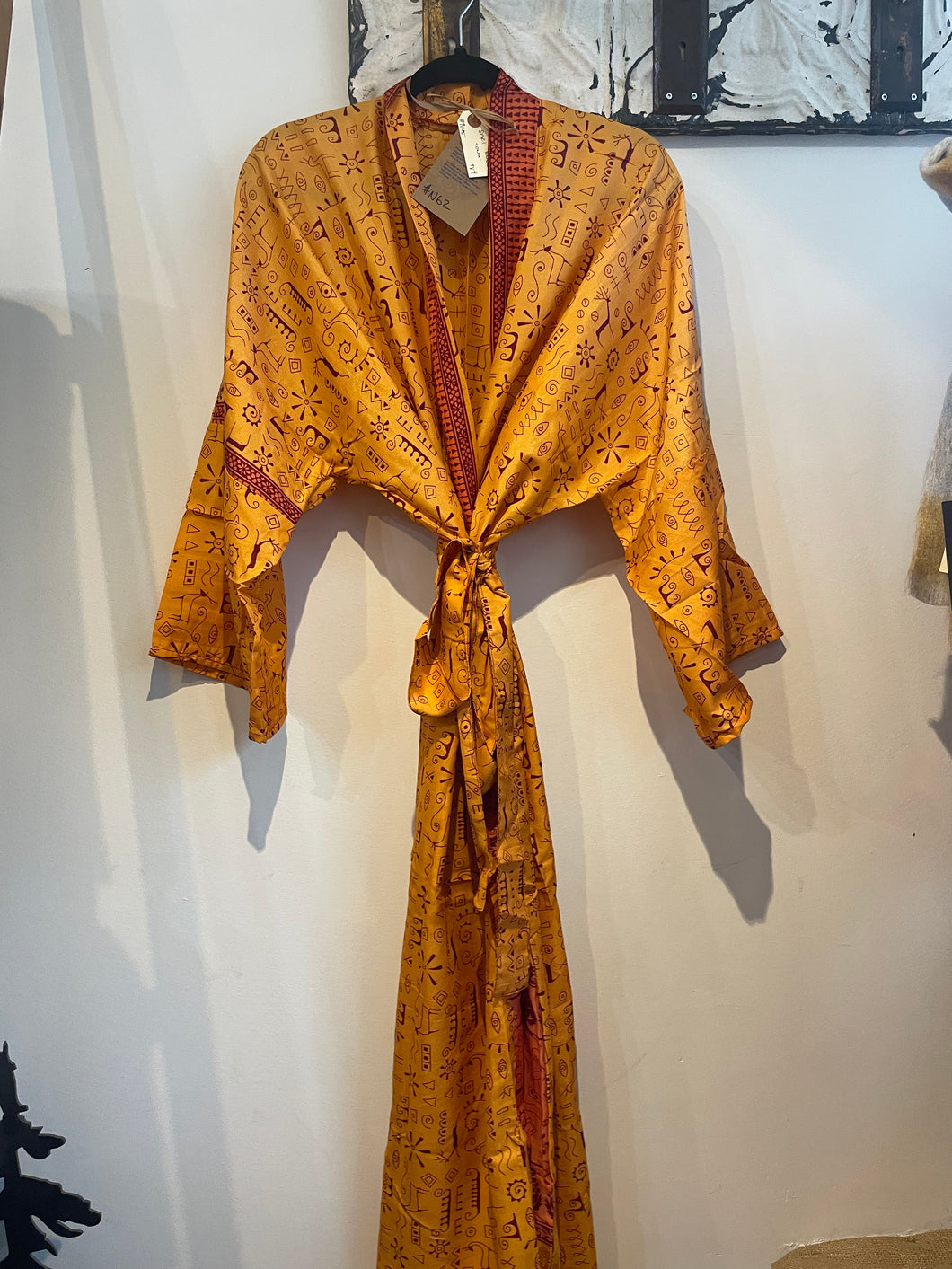 Upcycled Sari Robe - Long #N62