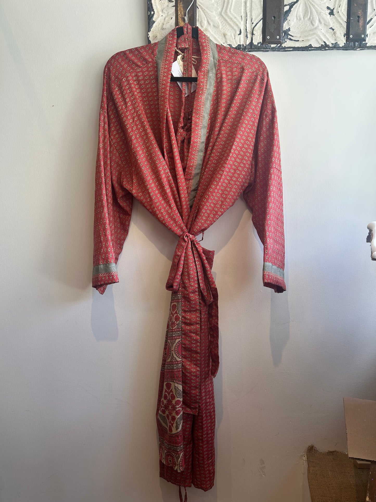 Upcycled Sari Robe - Long #C10