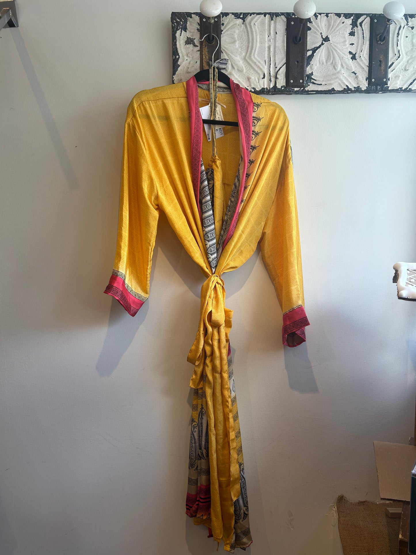Upcycled Sari Robe - Long #C17