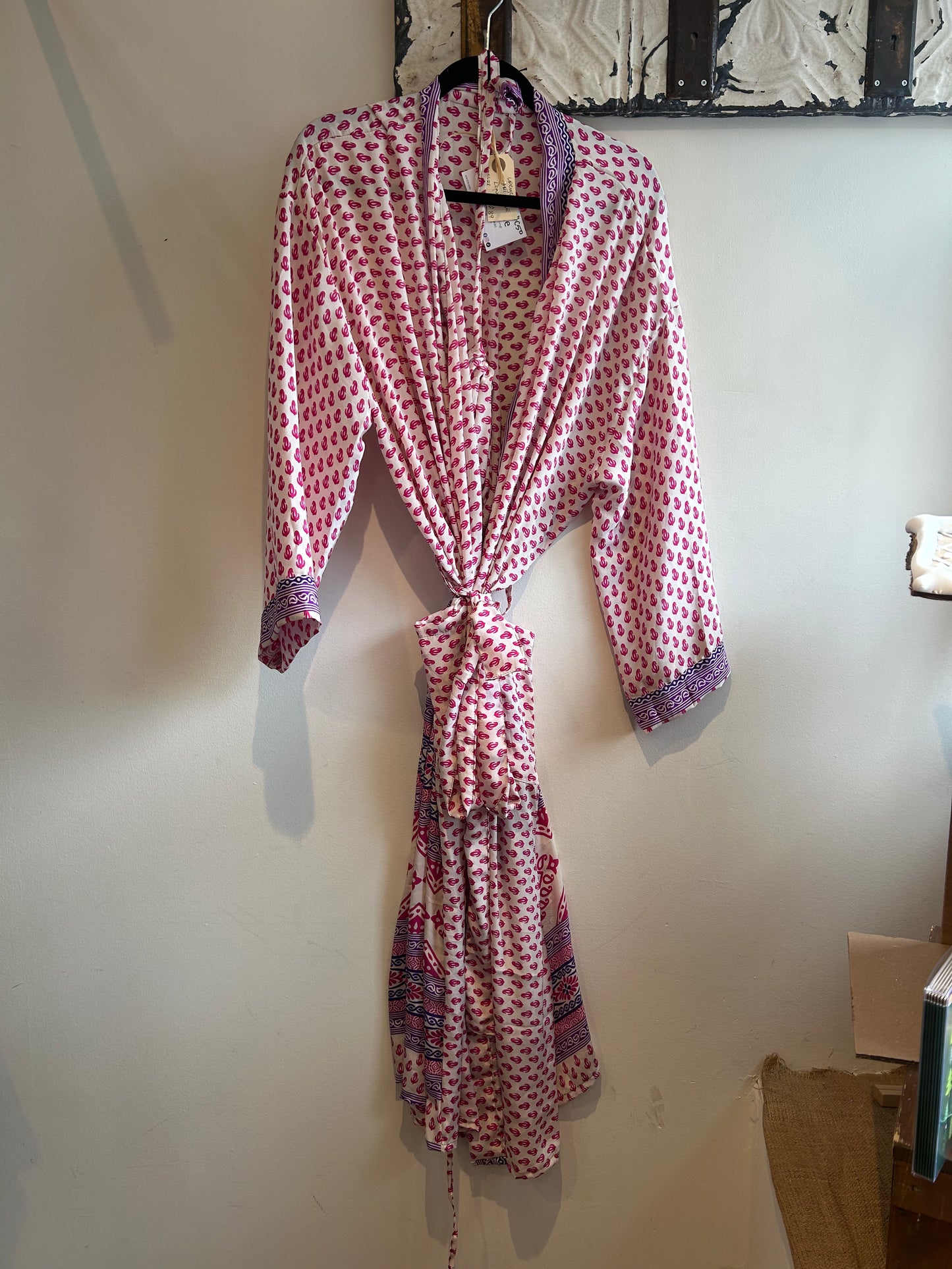 Upcycled Sari Robe - Long #C50
