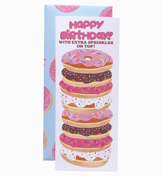 Artistry Card - Birthday Donuts (Tall)