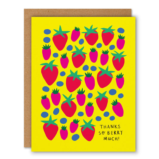 Badger and Burke Card - Thanks So Berry Much