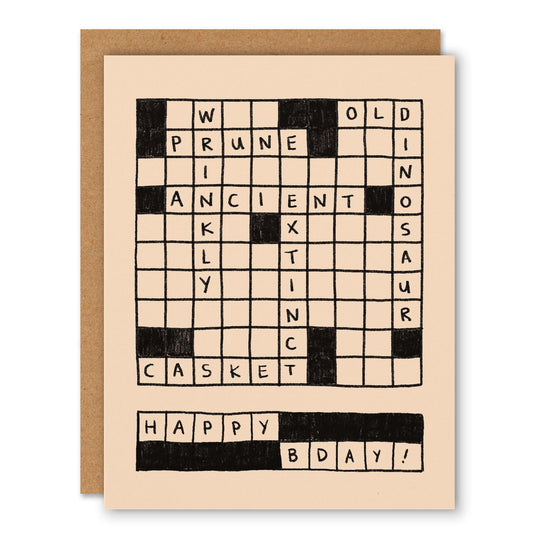 Badger and Burke Card - Crossword