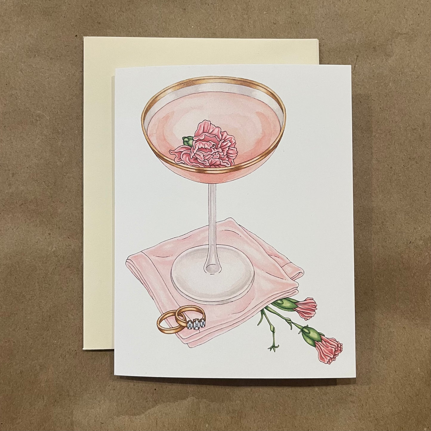 Keepsake Studio Card - Engagement Cocktail