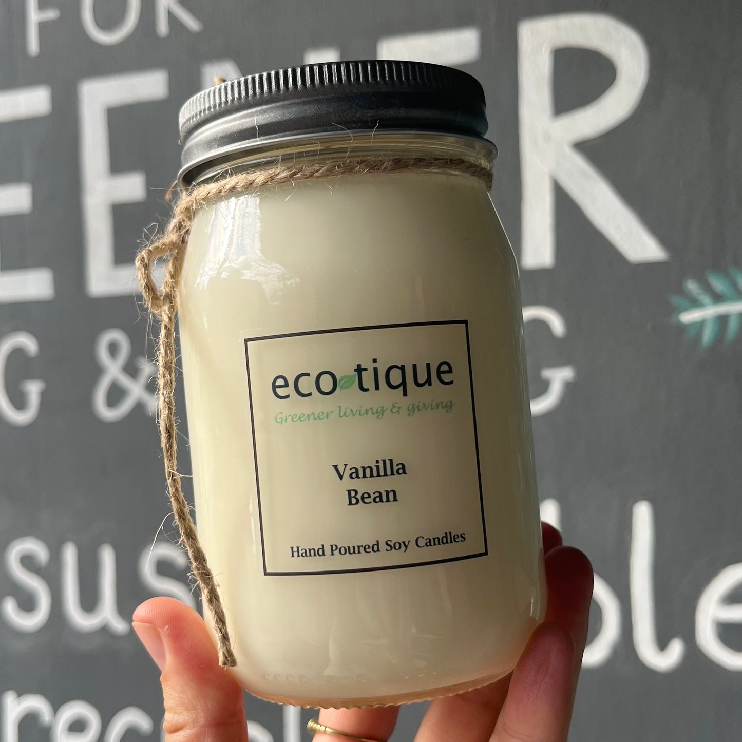 Ecotique Hand Poured Soy Candle - 16oz