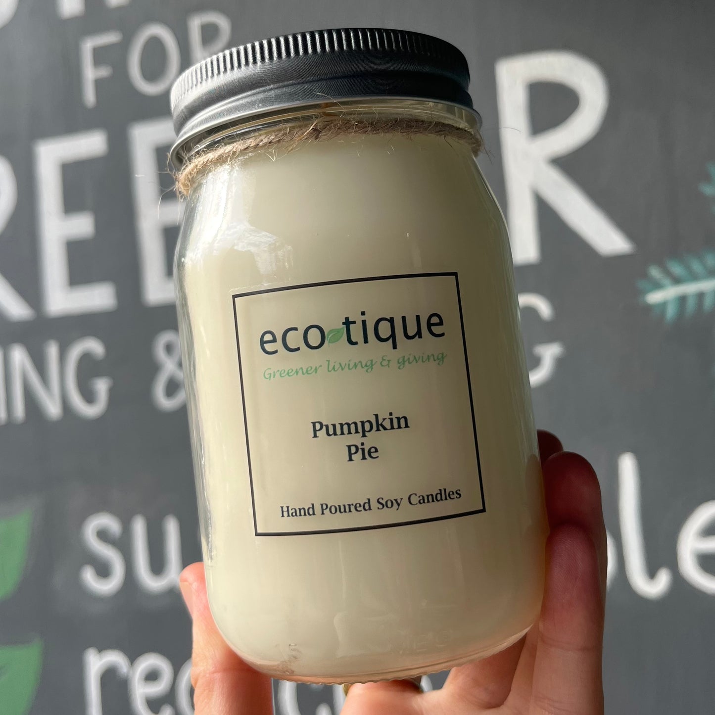 Ecotique Hand Poured Soy Candle - 16oz