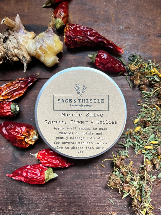 Sage & Thistle Warming Muscle Salve
