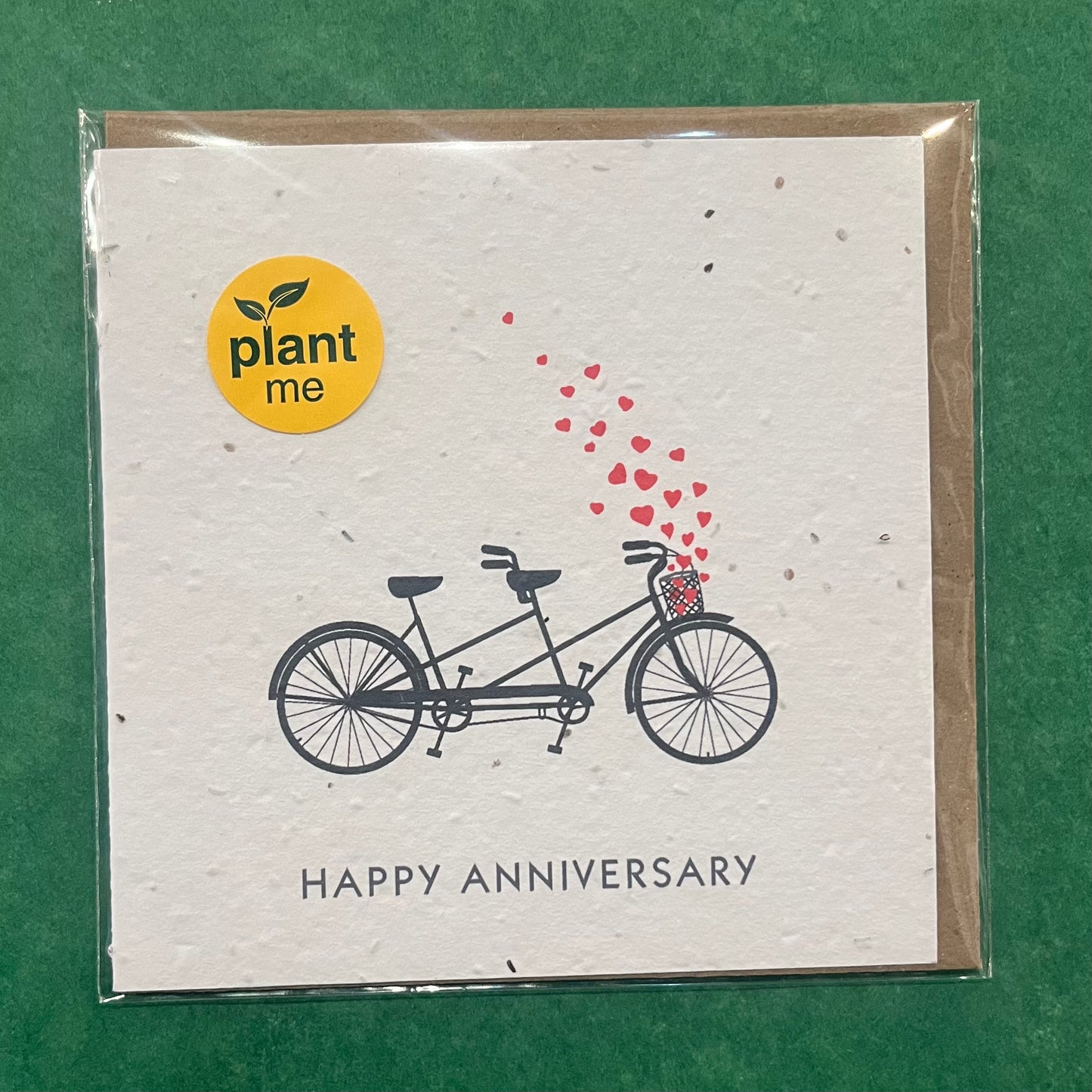 Okku Plantable Card - Anniversary Tandem Bicycle